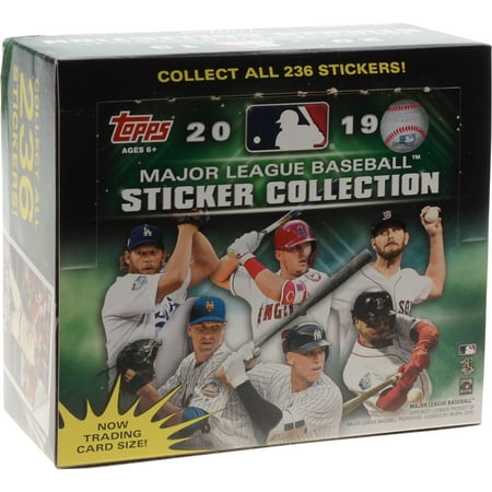 2019 Topps Sticker Collection Baseball Factory Sealed 50 Pack Hobby