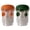 orange+green, variant on 2 Pack Solar Bee Traps for Outside, Wasp Traps Outdoor Hanging with LED, Reusable Carpenter Bee Catcher, Hornet Trap for Garden Yard Deck