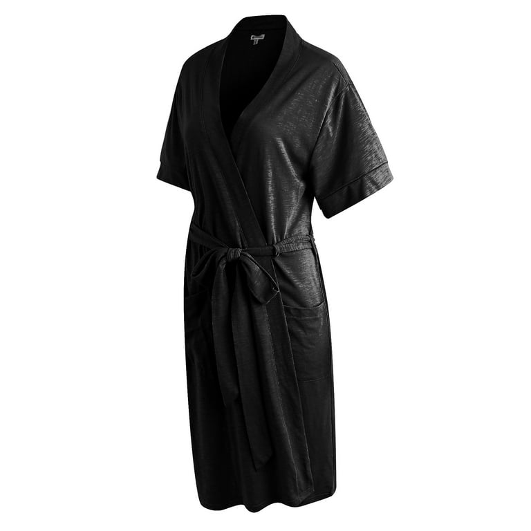 Richie House Comfortable Modal Short Sleeves Bathrobe Party Dressing Gown  Sleepwear RHW2753-23-L - Walmart.com