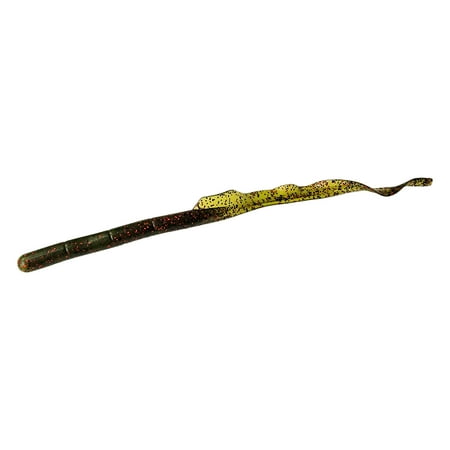 Tackle HD 10-Pack Hawg Monster Fishing Bait 12-Inch Ribbon Tail Worm Curl Tail Worm Swimbait Fishing Lures for Freshwater Bass Fishing Watermelon Red