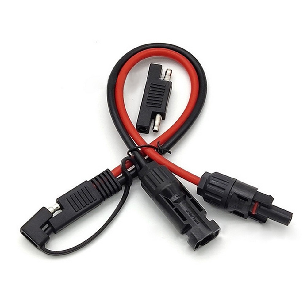0.5M Solar Pv Panel Extension Cable Sae Photovoltaic Connector Wire 10Awg
