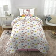 thumbnail image 3 of Hello Kitty Kids Queen Bed in a Bag, 6Pc Bedding Set, Comforter and Sheets with Bonus Tote, 3 of 8