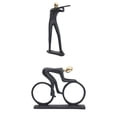 thumbnail image 1 of GUOOL 2pcs Resin Sports Figure Creative Sculpture Bookshelf Shelf Statue Ornaments, 1 of 5