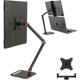 thumbnail image 1 of Soporte portátil para monitor de altura mejorada para visualización de 4 a 17.3 pulgadas, soporte para tablet para iPad, Kindle, soport de monitor de montaje VA, base universal expandible altura, 1 of 5