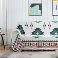 thumbnail image 2 of Boho Throw Blankets Southwest Native American Inspired Reversible Woven Blankets Cover Hippie for Couch Bed Recliner Sofa Bohemian Tapestry Colorful Furniture Cover Double Side 50"x70", 2 of 8