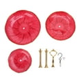 thumbnail image 2 of Comedero Para Pájaros Colgante De 3 Niveles, Cuenco Colgante De Acrílico, Bandeja De Para Pájaros Con Gancho Para Colgar Para Decoración De Jardín, Acrílico De Y Hierro, 2 of 7