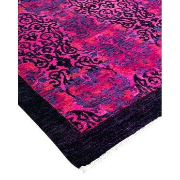 Vibrance, One-of-a-Kind Hand-Knotted Area Rug - Pink, 11' 10" x 15' 8"