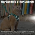 thumbnail image 2 of Tikeitoo Cat Harness and Leash for Walking Soft Cat Harness Escape Proof, Adjustable Kitten Harness Cat Leash Reflective Strips Jacket, Breathable Cat Vest Harness Set for Kitten Easy to Wear, 2 of 8