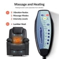 thumbnail image 5 of MCombo Electric Power Lift Recliner Chair with Vibration and Heat for Elderly, Faux Leather, Black, 5 of 10