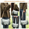 thumbnail image 4 of FORMRS Womens Shoulder Bag with Chain Strap Clutch Purse Cute Tote Handbag, Foggy Forest, 4 of 7