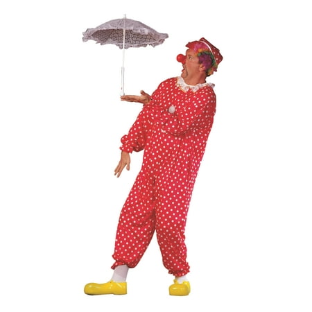 Polka Dots Clown Costume Plus Size