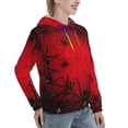 thumbnail image 2 of KLL Spiders On The Web And Space for Womens Pullover Hoodie with Pocket Hooded Long Sleeve Shirts Sweatshirt for Women-X-Large, 2 of 7