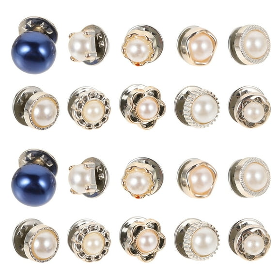 GOOHOCHY  20 Pcs Clothing Snaps No Sew Invisible Decoration Miss Man
