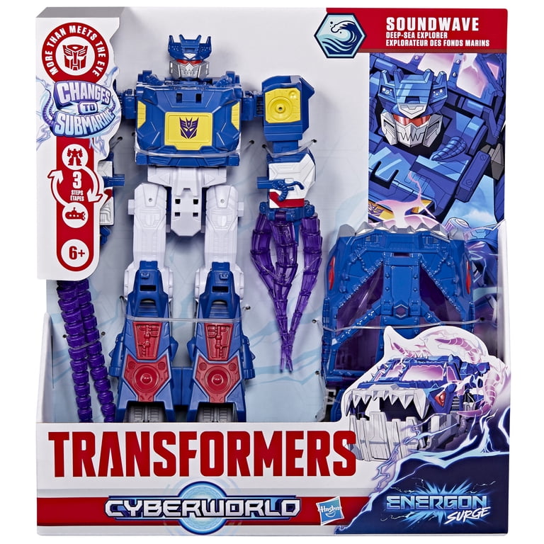 Transformers Cyberworld Soundwave Deep Sea Explorer Figure photo 2