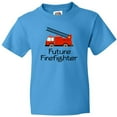 thumbnail image 3 of Inktastic Ladder Truck Future Firefighter Youth T-Shirt, 3 of 5