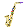 thumbnail image 1 of Sax Toy Kids Saxophone Beginner Puzzle Musical Plaything Instrument for Plastic Toddler Children Mini Golden, 1 of 6