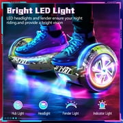 LIEAGLE Hoverboard Offroad All Terrain Flash Wheel Self Balancing Hoverboards with Bluetooth Speaker