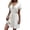 White womens dresses, variant on Wycnly Womens Dresses Party Prom Elegant Lace Patchwork Elastic Waist Swing Mini Dresses with Tassel Summer Solid V-Neck Short Sleeve Formal Short Dress White XXL