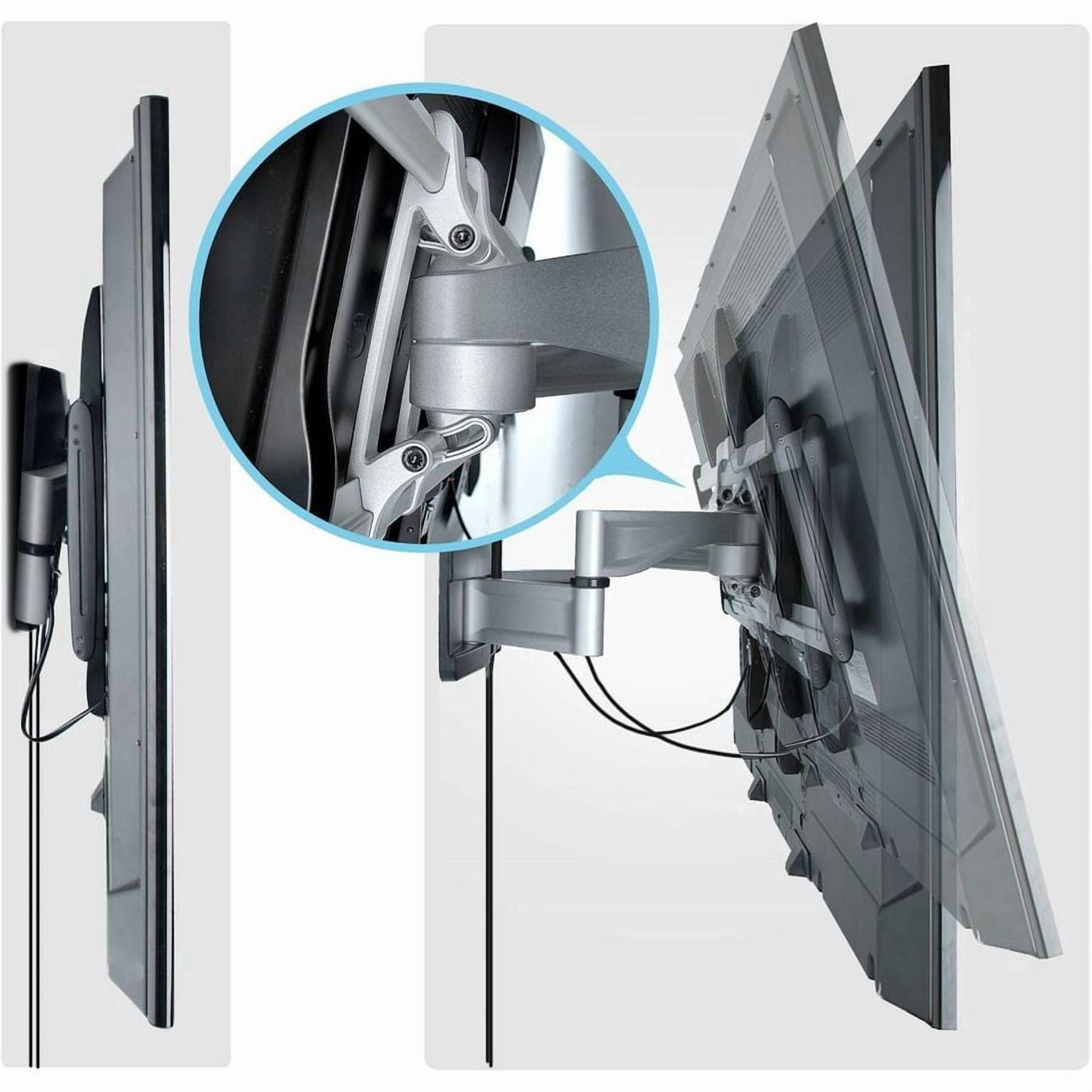 StarTech Heavy-Duty Articulating TV Wall Mount for up to 100-inch and 187.4lb/85kg Flat Screens, VESA, Low-Profile Bracket, TAA