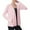 Pink, variant on TKLPEHG Women's Sun Protection Open Front Sun Shirts Solid Color Casual Summer Long Sleeve Outdoor Hiking Cardigan with Pockets (Mint Green,S)