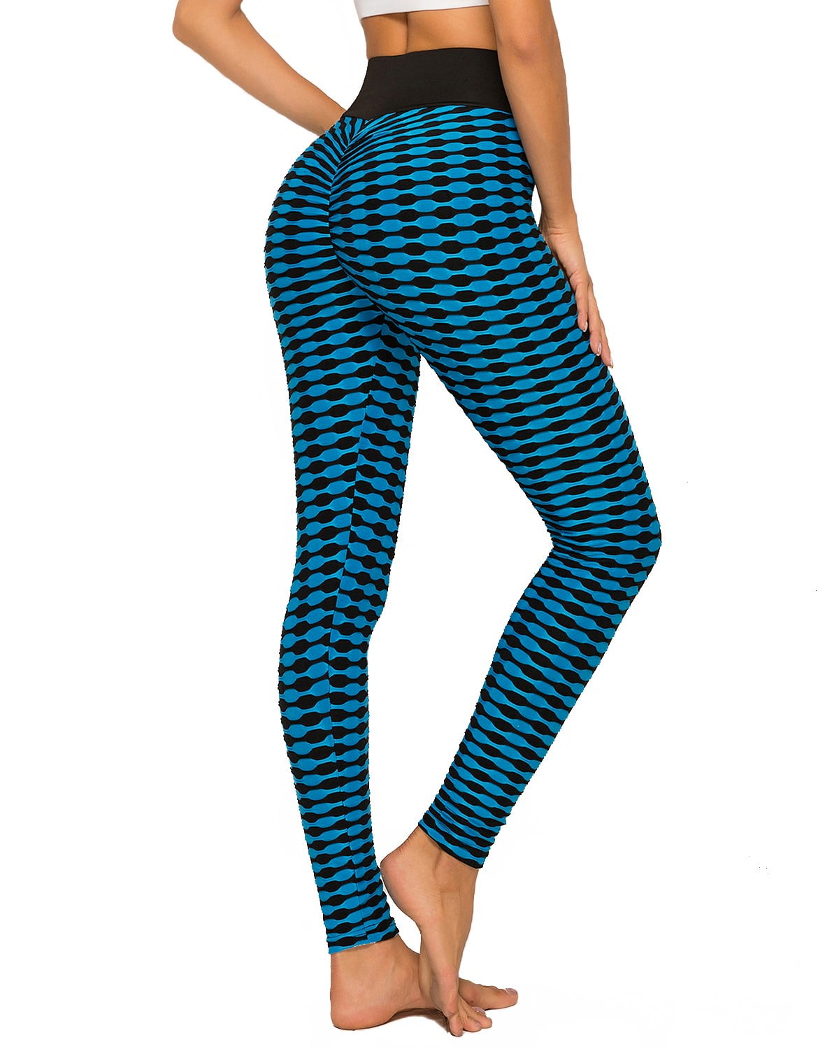 SEASUM - SEASUM High Waist Yoga Leggings For Women with Tummy Control Scrunch Butt Lift Booty