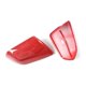 thumbnail image 3 of Decoración de cubierta de espejo retrovisor para 2015 2016 2017 2018 2019, grano de fibra roja, 3 of 5