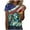 Multicolor, variant on Qetyuw Women's 4th of July Shirts Summer Patriotic USA Flag Graphic Tshirts Cute Short Sleeve Tees Trendy Crewneck Blouses Tops Work Blouses for Women