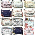 thumbnail image 1 of Bolsas de maquillaje Qeeenar Christian, bolsa de maquillaje Bible, 24 unidades, 1 of 6