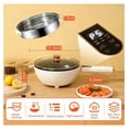 4L Smart Hot Pot 1000W Electric w. Stainless Steel Steamer NonStick