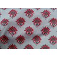 thumbnail image 4 of oneOone Cotton Cambric Fabric Floral Block Printed Craft Fabric BTY 56 Inch Wide, 4 of 4