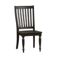 thumbnail image 6 of Harvest Home Black Slat Back Side Chair (RTA)-Set of 2, 6 of 8