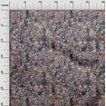 thumbnail image 3 of oneOone Silk Tabby Navy Blue Fabric Asian Ditsy Flower Diy Clothing Quilting Fabric Print Fabric By Yard 42 Inch Wide, 3 of 4