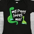 thumbnail image 4 of Inktastic My Poppy Grandpa Loves Me Boys Baby Bodysuit, 4 of 5