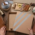 thumbnail image 4 of HLONK 20 Rouleaux de Film de Bordure Pailleté Argenté pour Bricolage, 4 of 5