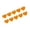 Orange, variant on Zeiwohndc Auto Adhesive Heart Car Stickers 10PCS Waterproof Auto Decoration No Residues