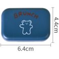 thumbnail image 2 of ASEANAO Contact Lens Case, Portable Cute Eye Contacts Colored Lenses Applicator Remover Tool Kit with Mirror Solution Bottle for Travel Daily Outdoor (Blue), 2 of 4