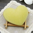 thumbnail image 2 of Kokovifyves Beauty Tools Face Konjac Heart-shaped Face Wash Wash Face Scrub Sponge Clean Face Make-up Removal Thicken Large Sponge, 2 of 3