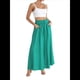 thumbnail image 2 of Pantalones Casuales de Cintura Alta para Mujer, de Color Liso, Largos y Anchos, con Bolsillos, para y Otoño. Verde S, 2 of 10