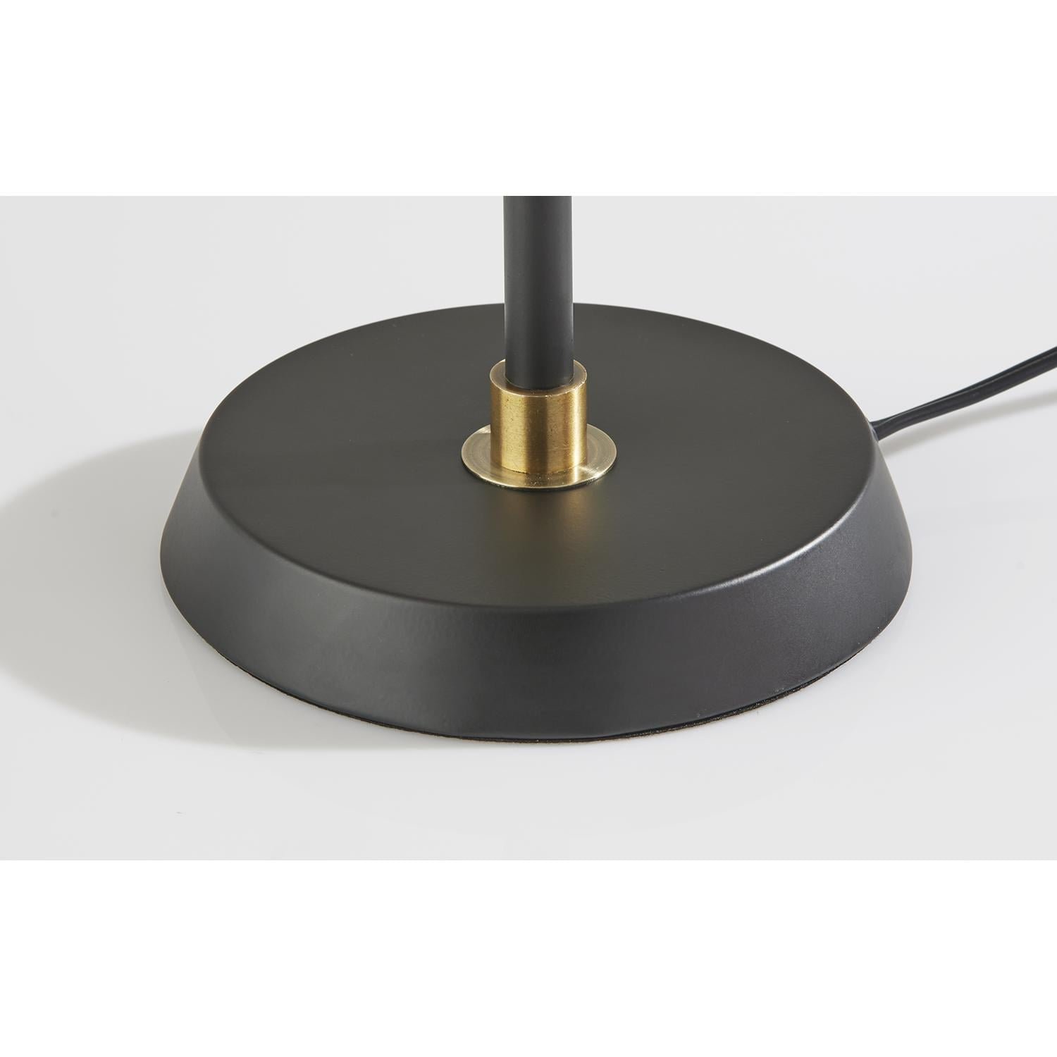 Simplee Adesso Arthur Desk Lamp Black & Antique Brass Metal