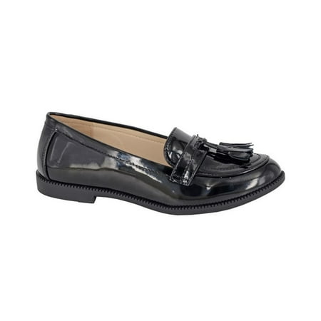 

Boulevard Womens Patent PU Tassel Loafers