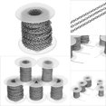 thumbnail image 2 of Coofit 10yd Link Cable Chain Stainless Steel DIY Craft Chain Jewelry Making Chain, 2 of 3
