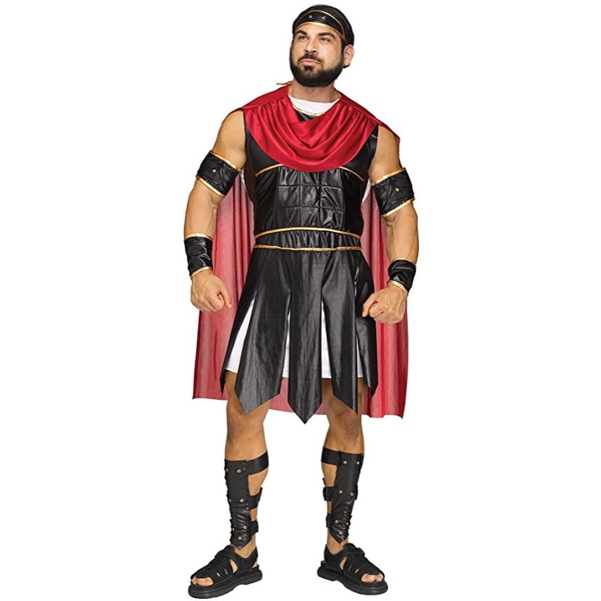 Fun World Roman Soldier Gladiator Adult Mens Costume - One Size ...