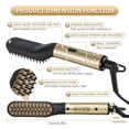 thumbnail image 3 of Peine Eléctrico para Hombres,Plancha de Pelo con Cepillo Caliente, Alisadora de Pelo para Alisar y Modelar Cabello Barba sin Engancharse y Tirón, 3 of 5