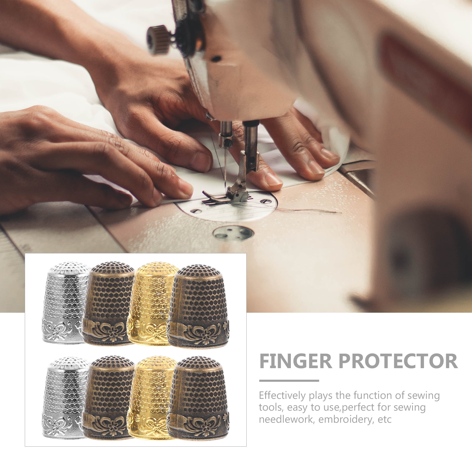 5 PCS Sewing Thimble Dedal Clothing Accessories