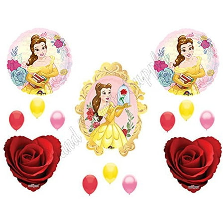 BEAUTY AND THE BEAST Birthday Party Balloons Decoration Supplies Disney