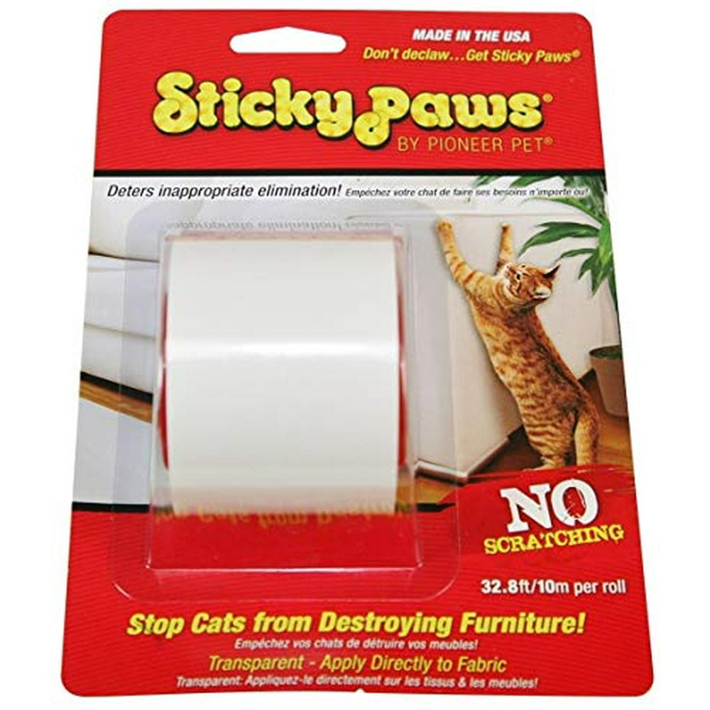 Sticky Paws Roll Anti Scratch Tape for Furniture by Pioneer Pet