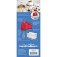 thumbnail image 4 of Hamilton Beach 6 Speed Hand Mixer with QuickBurst, Includes Snap-On Storage Case and 3 Attachments, Red, 4 of 5