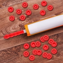 Beaupretty 50Pcs Caulk Cap Finishing Tools Red Latex Sleeve Covers for Preserving Caulk Tubes