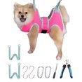 thumbnail image 1 of Columpio para acicalar perros Kkiimatt 2024 XS rosa para corte de uñas, 1 of 6