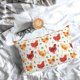 thumbnail image 5 of Fotbe Flower Chicken Funda de Almohada Decorativa Estilo Occidental, Lujo en Algodón, Fundas para Almohadas King, Cojín Estampado para Decoración del Hogar-16"x24", 5 of 6